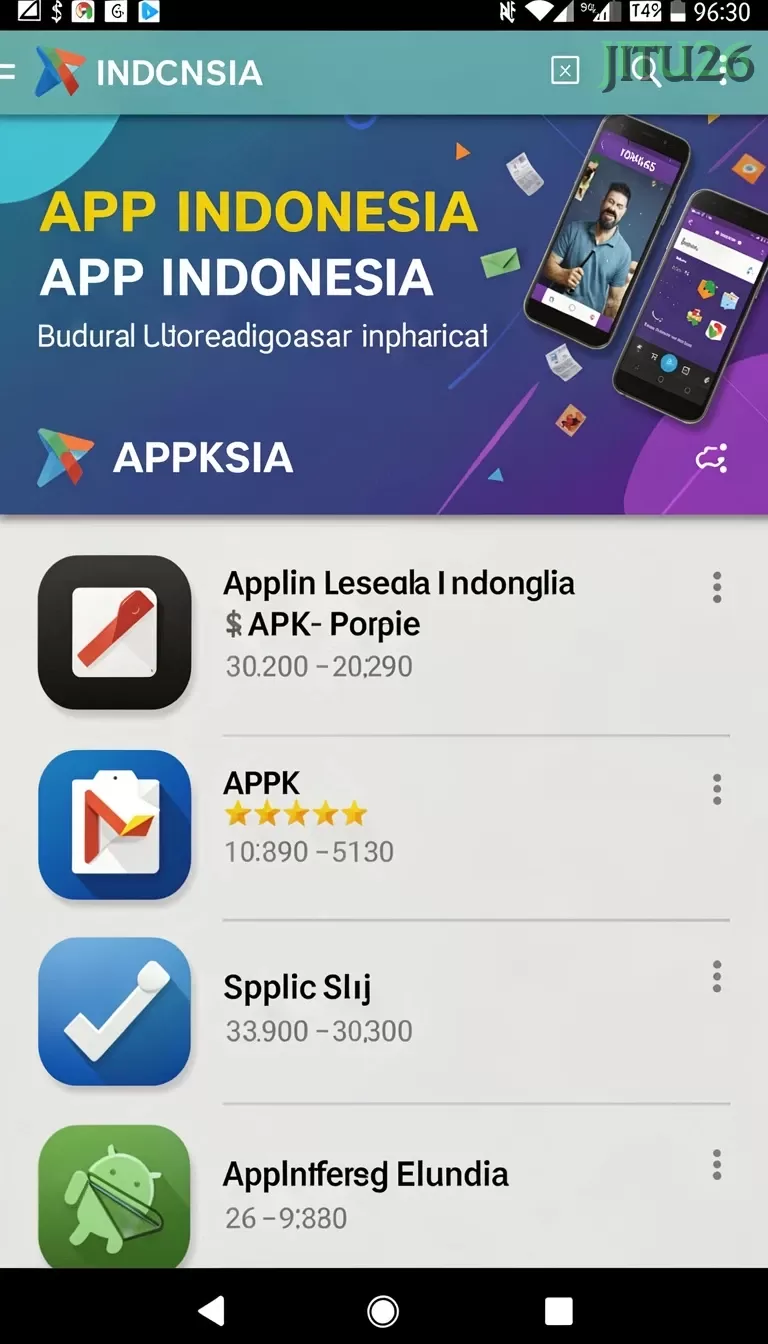 Cuplikan layar AMS789 — menu navigasi